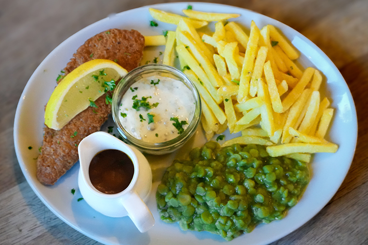 Fish & Chips at Quarr Abbey